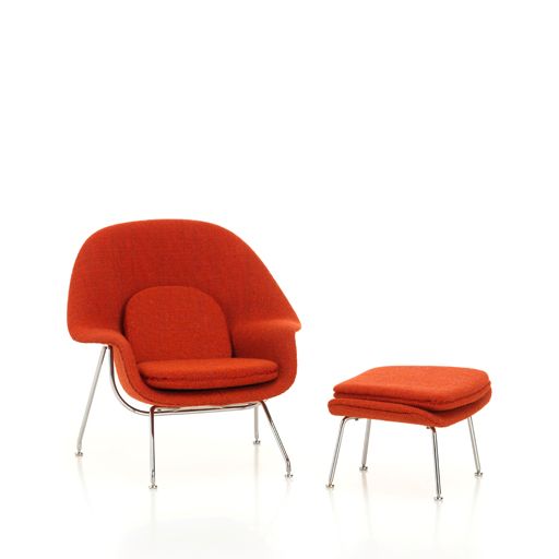 Miniatures Womb Chair & Ottoman by Vitra