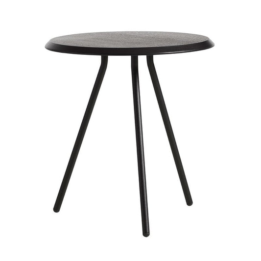 Soround side table by Woud #45 cm, black painted ash #