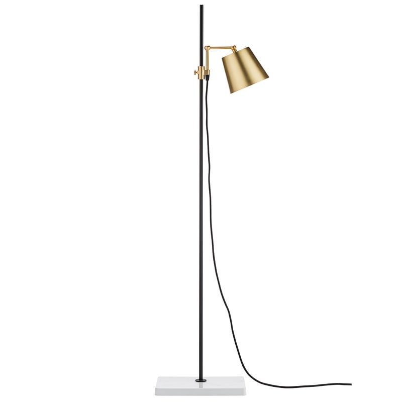 Lab Light floor lamp by Karakter #black - brass #