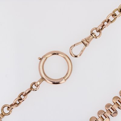 20th Century 18 Karat Rose Gold Choker Chain Necklace-OLU-1815860