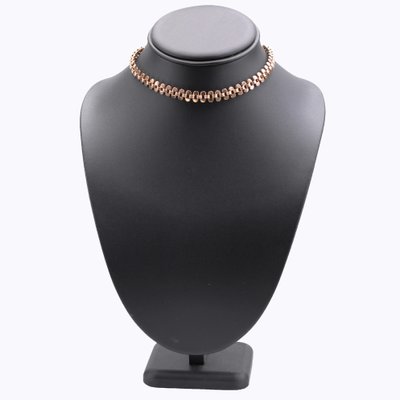 20th Century 18 Karat Rose Gold Choker Chain Necklace-OLU-1815860