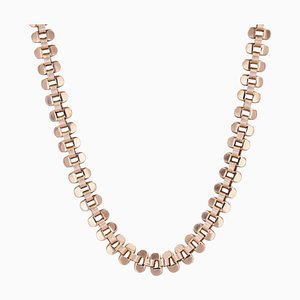 20th Century 18 Karat Rose Gold Choker Chain Necklace-OLU-1815860