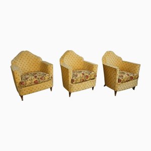 20th Century Armchairs, 1940s, Set of 3-WSV-1770464