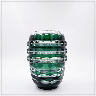 20th Century Art Deco Crystal Vase attributed to Charles Graffart for Val Saint Lambert-NYF-2018849