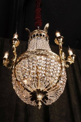 20th Century Biedermeier Basket Chandelier-FLW-1402321