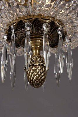 20th Century Biedermeier Style Basket Chandelier-FLW-1401806