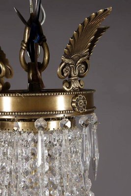 20th Century Biedermeier Style Basket Chandelier-FLW-1401806