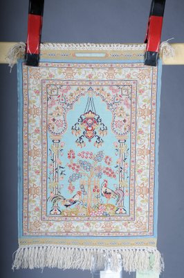 20th Century Blue Royal Ozipek Silk Tapestry from Hereke-FLW-1800842