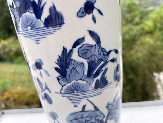 20th Century Blue & White Porcelain Vase, China-UR-1315552