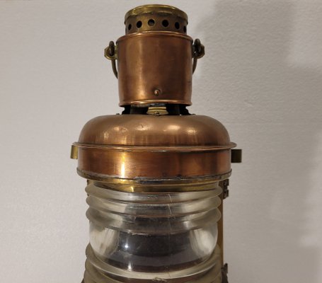 20th Century Boat Lantern from Ouvrard & Villars, Saint Ouen, France-NUC-1792315