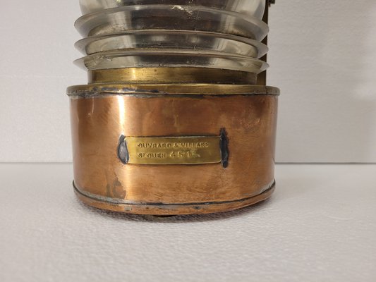 20th Century Boat Lantern from Ouvrard & Villars, Saint Ouen, France-NUC-1792315