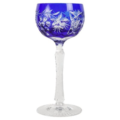 20th Century Bohemian Cut Crystal Chalice-WFS-1778244