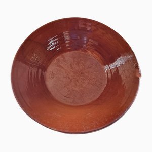 20th Century Bowl in Varnished Terracotta with Spout-GSF-1806990