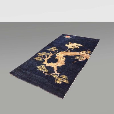 20th Century Chinese Pao Tou Crane Wool Rug-WM-1345674