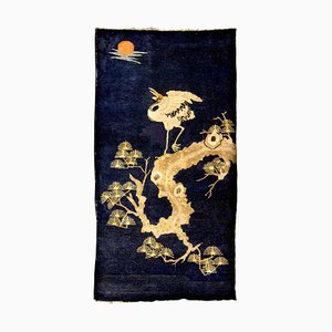 20th Century Chinese Pao Tou Crane Wool Rug-WM-1345674