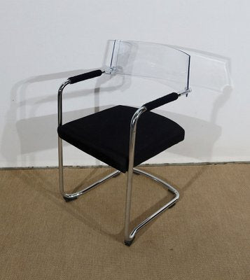 20th Century Chrome Metal Office Chair-RVK-1173085