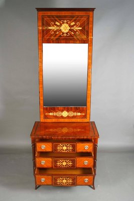 20th Century Classicist Style Tulip Mirror Commode-FLW-1401866