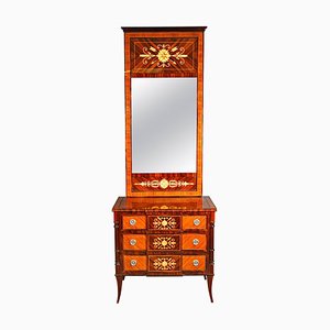 20th Century Classicist Style Tulip Mirror Commode-FLW-1401866