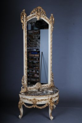 20th Century Console Mirror in Louis XV Style-FLW-1401766