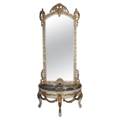 20th Century Console Mirror in Louis XV Style-FLW-1401766