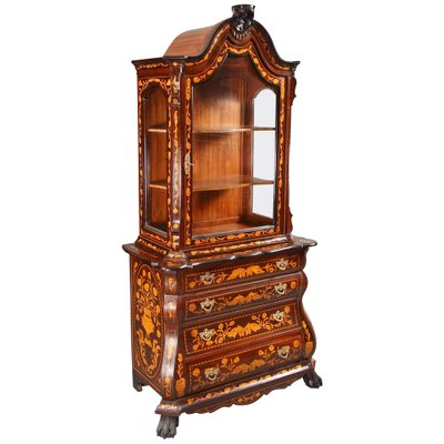 20th Century Dutch Baroque Style Display Cabinet-FLW-1401896