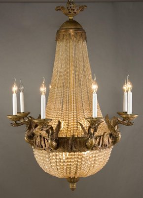 20th Century Empire Style Chandelier-FLW-1402057