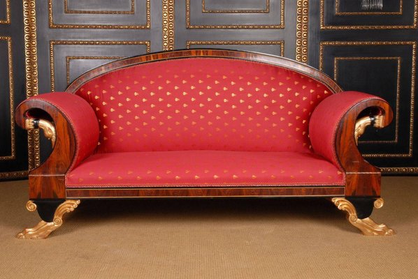 20th Century Empire Style Swan Sofa-FLW-1401795