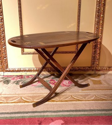 20th Century English Captains Coffee Table in Yew-FLW-1401981