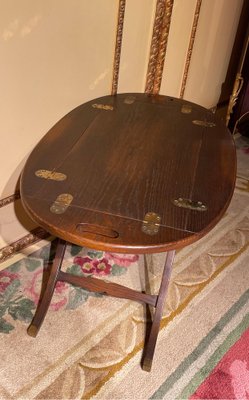 20th Century English Captains Coffee Table in Yew-FLW-1401981