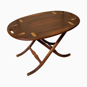 20th Century English Captains Coffee Table in Yew-FLW-1401981