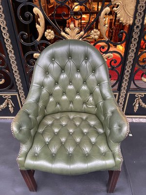 20th Century English Chesterfield Armchairs from Wade, Set of 4-FLW-1402054