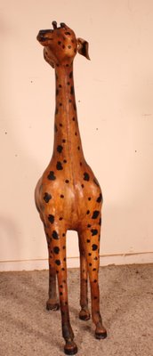 20th Century English Leather Giraffe-HPU-1088695