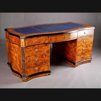 20th Century English Style Writing Table in Beech-FLW-1402056