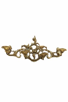 20th-Century French Bronze Wall Mounted Coat Rack-NOU-743141