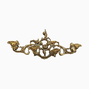 20th-Century French Bronze Wall Mounted Coat Rack-NOU-743141