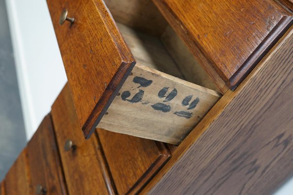 20th Century French Oak Apothecary Cabinet-XO-1287090