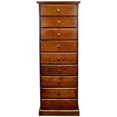 20th Century French Oak Apothecary Cabinet-XO-1287090