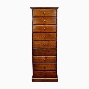 20th Century French Oak Apothecary Cabinet-XO-1287090