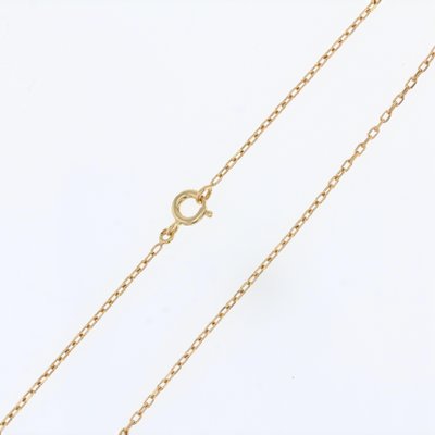 20th Century French Round Diamond Pattern 18 Karat Yellow Gold Chain-OLU-1335859