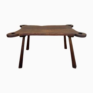 20th Century French Rustic Wooden Side Table, 1960s-NOU-1148541