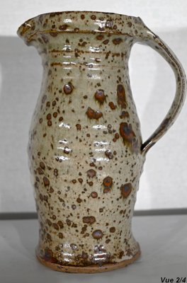 20th Century Glazed Stoneware Pitcher by G. Tiffoche-RVK-1420324