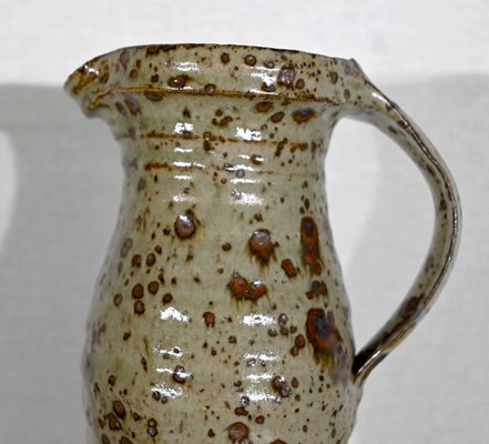 20th Century Glazed Stoneware Pitcher by G. Tiffoche-RVK-1420324