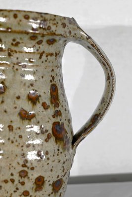 20th Century Glazed Stoneware Pitcher by G. Tiffoche-RVK-1420324