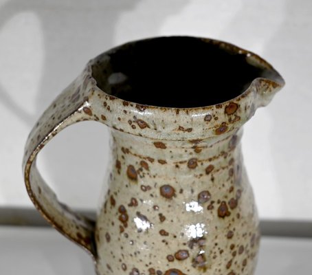 20th Century Glazed Stoneware Pitcher by G. Tiffoche-RVK-1420324