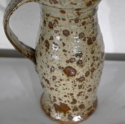 20th Century Glazed Stoneware Pitcher by G. Tiffoche-RVK-1420324