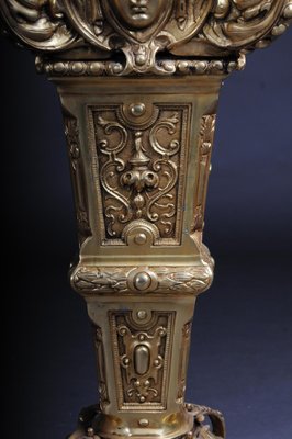 20th Century Gold Engraved Bronze Column-FLW-1402209