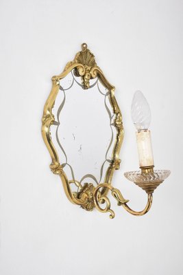 20th Century Italian Brass Wall Lights, Set of 2-JDR-1126074