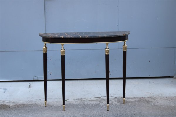 20th Century Italian Console in Brass & Portor Marble by Paolo Buffa-EH-1298637