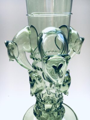 20th Century Italian Intricate Art Glass Vase-RQV-1306682