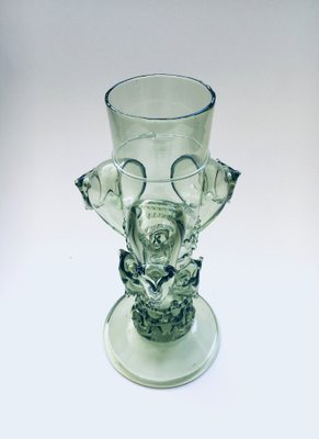 20th Century Italian Intricate Art Glass Vase-RQV-1306682